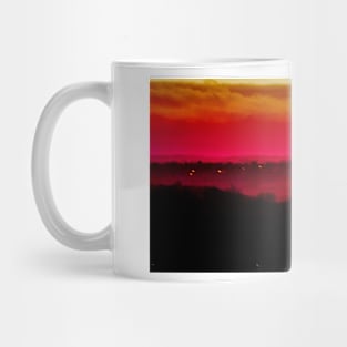 Arty farty sunset over northants Mug